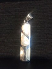 Pendentif - Nacre Blanc -