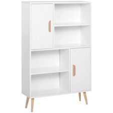 Bibliothèque blanche bois - bibliothèque,