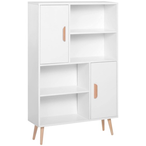 Bibliothèque blanche bois - blanche,