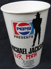 Michael Jackson Gobelet PEPSI
