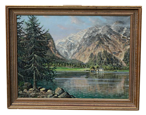 Huile sur toile signée - sur, alfons