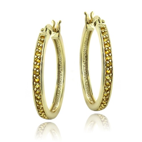 18k sur 925 argent citrine - 18k,