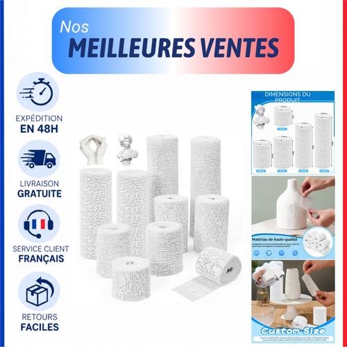 Bandes plâtre moulage 10 - moulage,