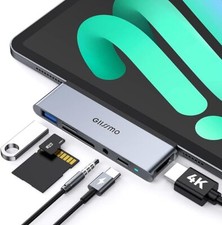 GIISSMO - iPad Pro USB C HUB, 6-in-1 iPad Adapter - Free Shipping
