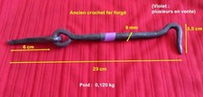 1  ANCIEN CROCHET FER FORGE