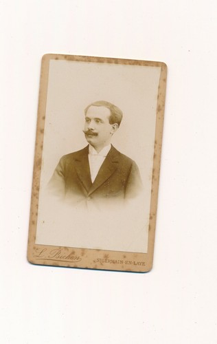 Cdv portrait homme moustaches - cdv,