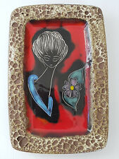 1950 1960 VINTAGE ITALIAN CERAMIC 50S 60S ROCKABILLY WALL DECORATION