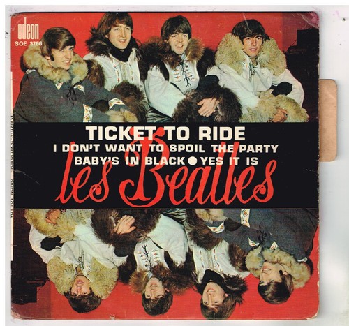The beatles ticket to - ,