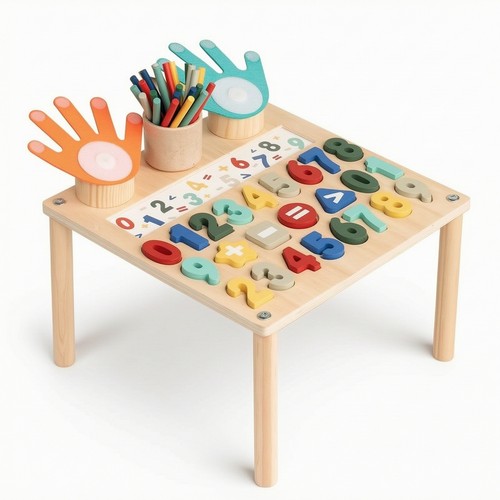 Table activités bois - en,