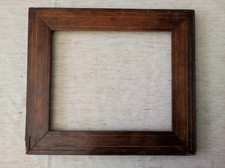 old wooden frame wand wood veneer foliage 23 cm x 19 cm frame engraving
