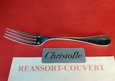 CHRISTOFLE FIDELIO FRANCE TABLE FORK 19.5 CM VERY NICE CONDITION SILVER METAL;