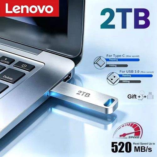Clé usb lenovo métal - clé,