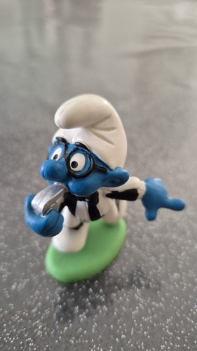 Figurine arbitre schtroumpf - arbitre,