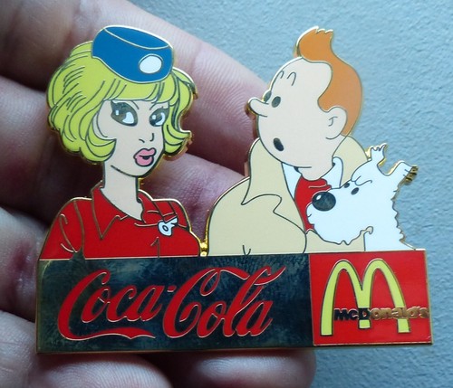 Grand pins pin tintin milou - grand, pin's