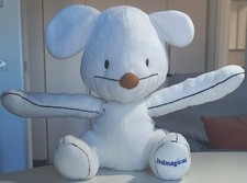 ITSIMAGICAL KIKONICO MOUSE 30CM-GORGEOUS RARE PLUSH-BROWN STITCHING