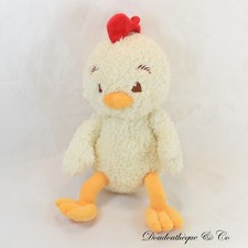 Peluche Poussin CREAPRIM Jours heureux coq ou poule 38 cm (DOU)