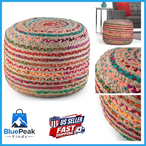Simplihome margo round pouf - margo,