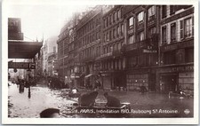 75012 PARIS - Faubourg Saint Antoine during the flood of 1910