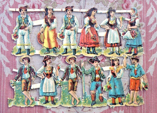 Ancien chromo découpis xixe - chromo,