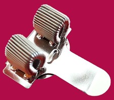 PORTE STYLO RESSORT MÉTAL POCHE 2 emplacements stylos infirmière pen holder clip