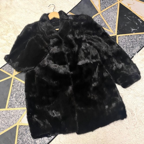 Veste manteau fourrure