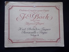 § album ancien partition BACH