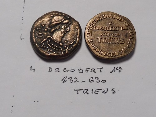 Superbe jeton dagobert 1er - dagobert,