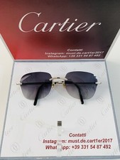 Rare Luxury Vintage Sunglasses Cartier - Glasses Lunettes Occhiali Gafas Cartier