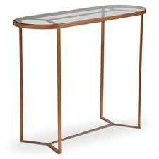 Console en Métal & Verre