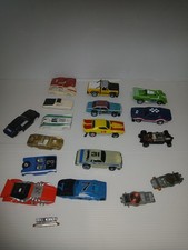 Vintage TCR Slot Car Lot AS-IS Parts For Repair and Case Body Vintage 1977 