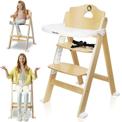 Chaise haute enfant bois - en,