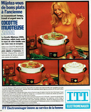 1977 Advertising 0822 Advertising ITT Home Appliance Cooker Slow Cooker 2000