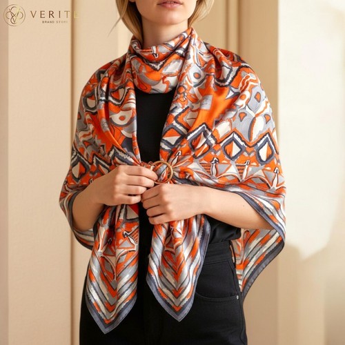 Rare foulard hermes soie - rare, en