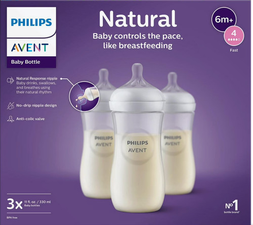 Philips avent natural pack - philips, 3-pack