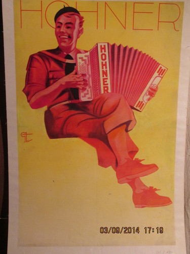 Affiche ancienne hohner - affiche,