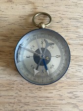 Ancienne Boussole En Laiton