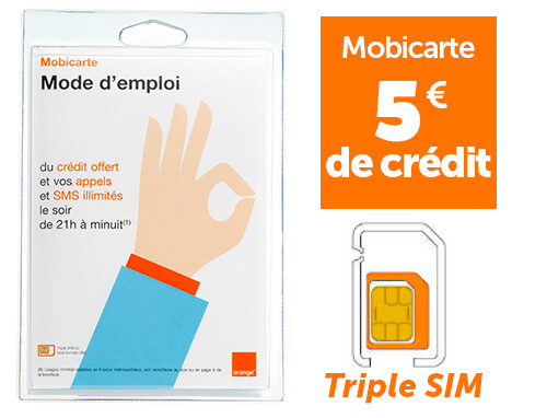 Mobicarte neuve orange carte - mobicarte,
