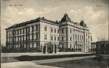 Kir Itelo Tabla Kassa Hungary vintage postcard s173