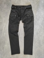 Belstaff Men's Felmore Slim Fit Moto Cargo Jeans Stretch Denim Black Sz W33 L32