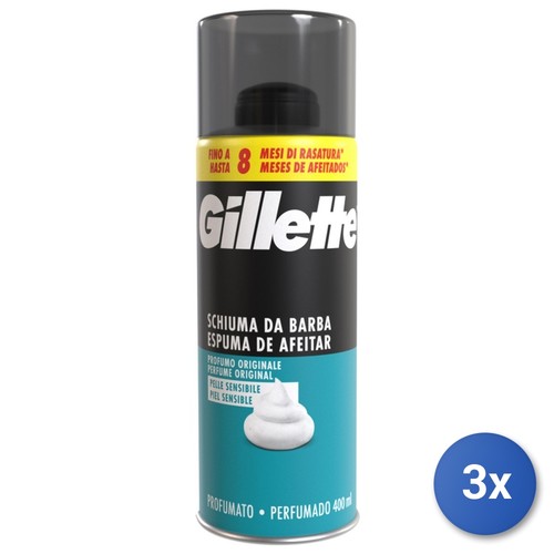 Gillette classique mousse - 3x,