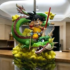 Kid Goku Riding Shenron Figure