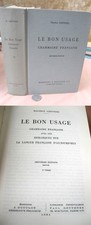 LE BON USAGE;GRAMMAIRE FRANCAISE,1961,Maurice Grevisse