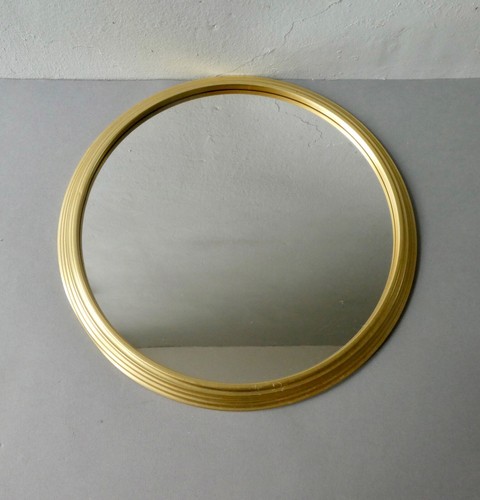 Grand plateau rond miroir - plateau,