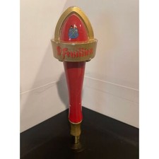 St. Feuillien Beer Tap Handle (Red & Gold)