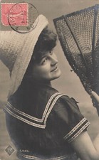 CP WOMEN'S FISHING STRAW HAT WITH NETTLE - 64564