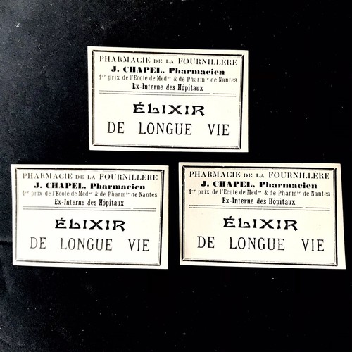 Rare xixe étiquettes - xixe,