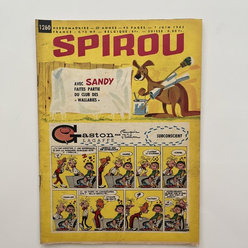 Spirou hebdomadaire 1260 - hebdomadaire,