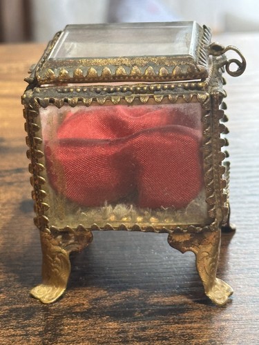 Ancienne boîte bijoux en - à,