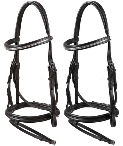 Bridon cuir avec - en,