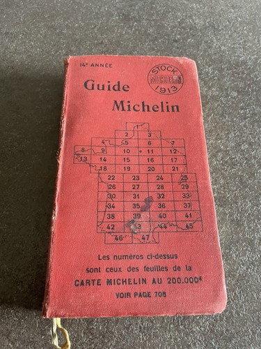 Guide michelin 1913 - michelin,